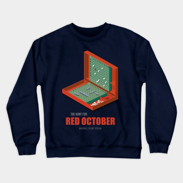 The Hunt for Red October - Alternative Movie Poster Crewneck Sweatshirt by MoviePosterBoy